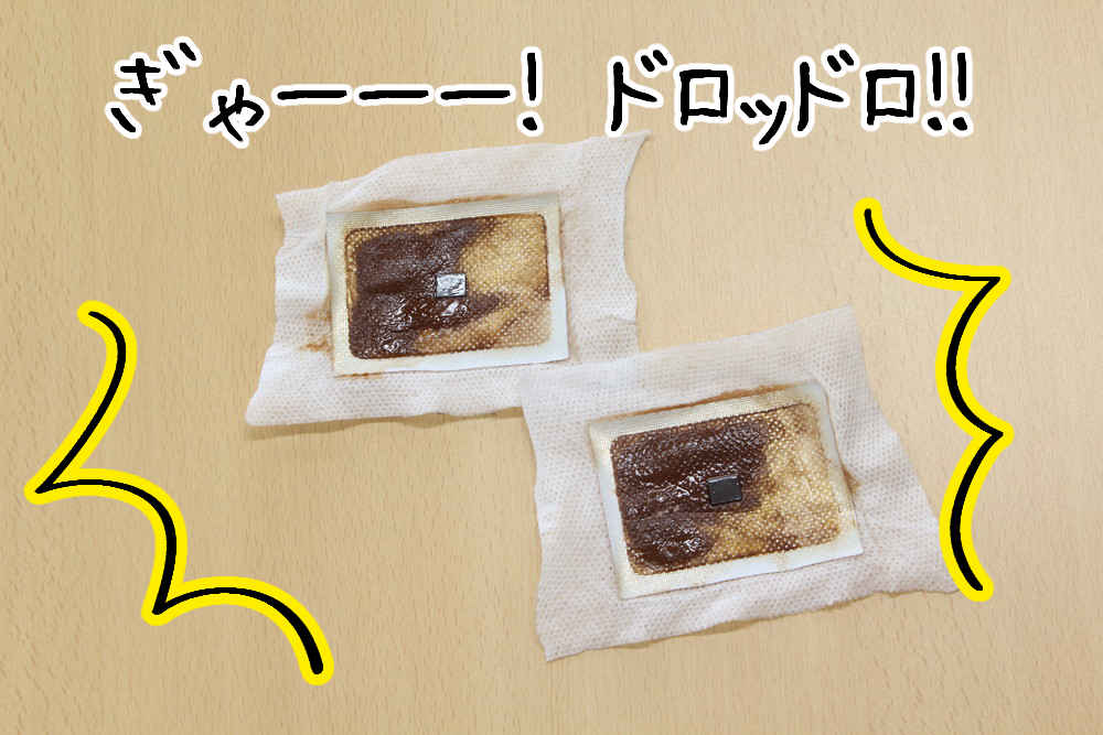 足裏樹液シート「ボタニリッチ」レビュー。ドロドロのシート